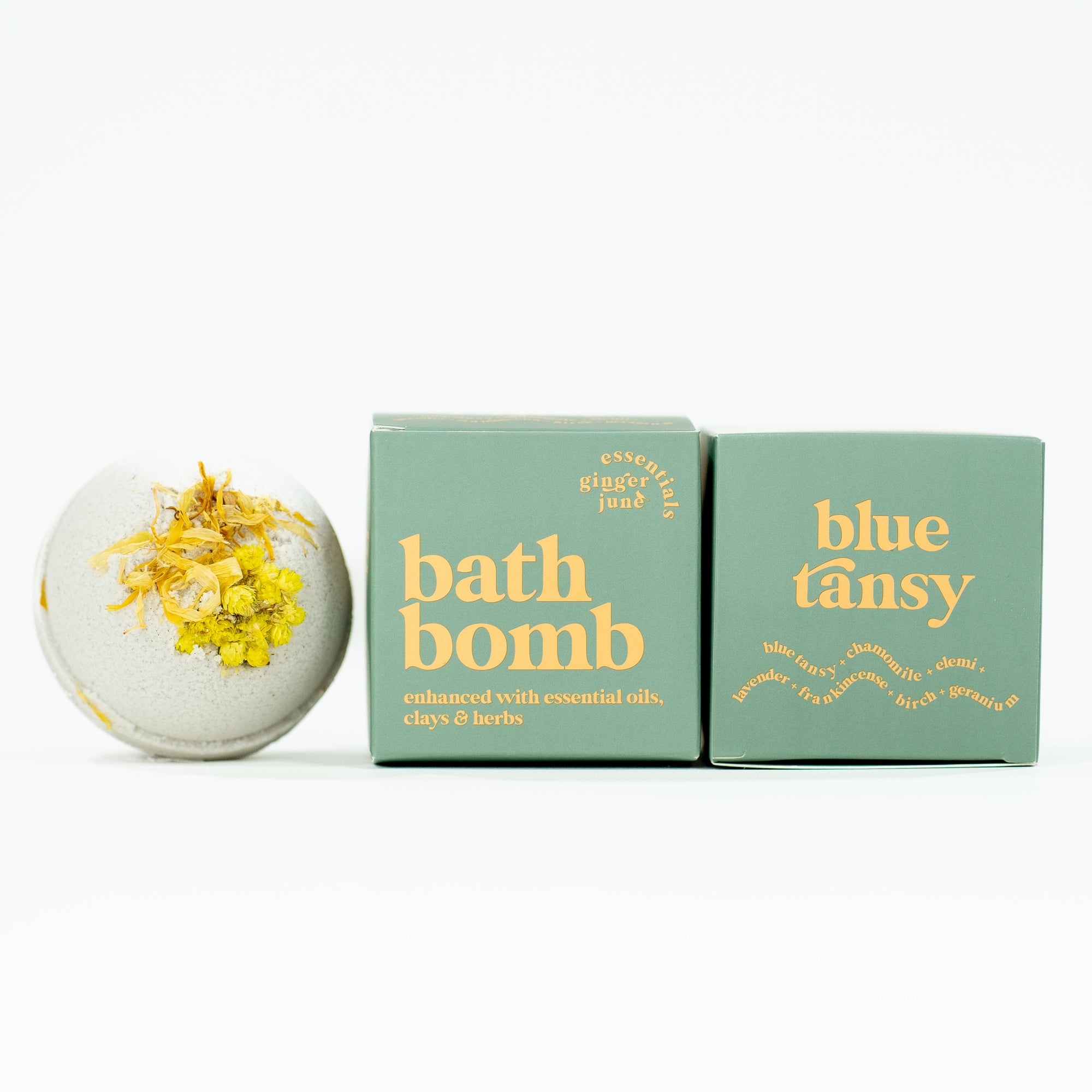 TANSY • 100% BOTANICAL BATH BOMB •