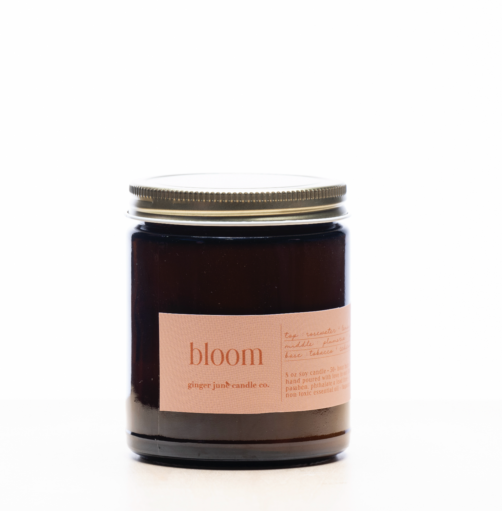 BLOOM • minimal collection • 8 oz soy candle