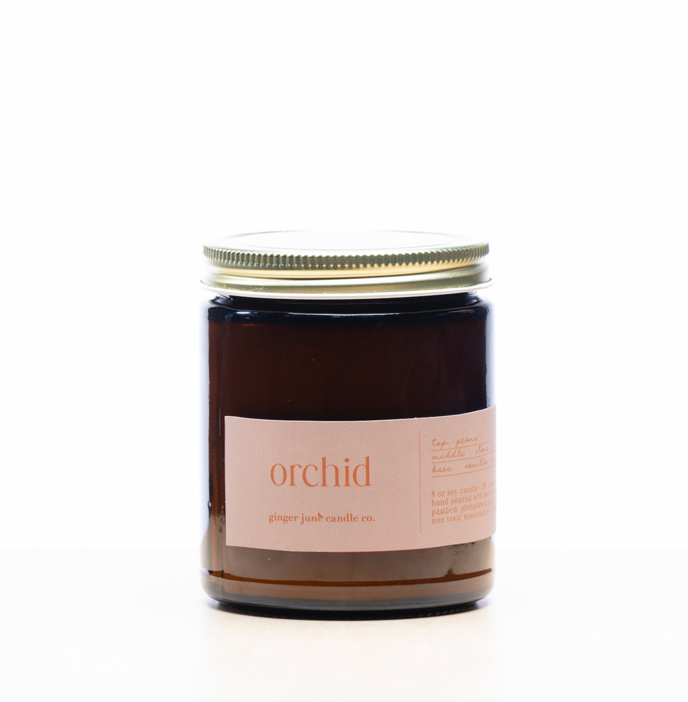 ORCHID • minimal collection • 8 oz soy candle