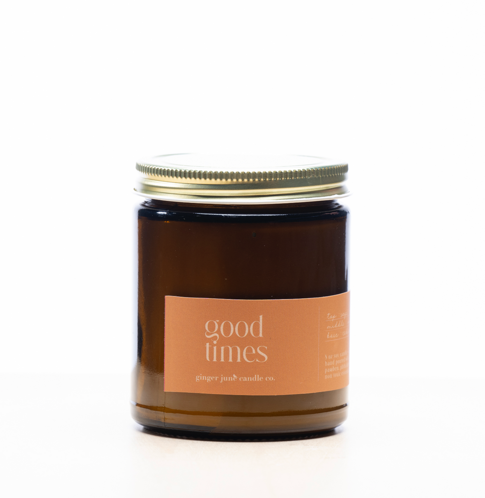 GOOD TIMES • minimal collection • 8 oz soy candle