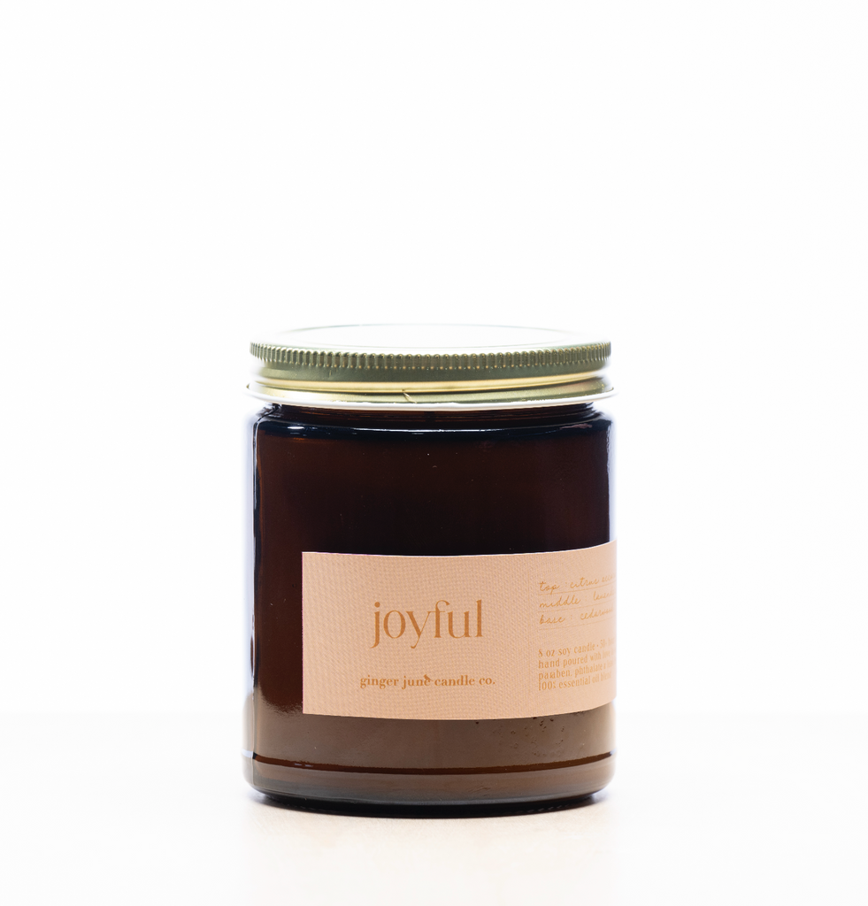 JOYFUL • minimal collection • 8 oz soy candle