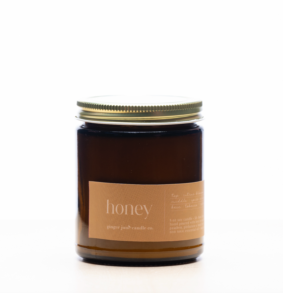 HONEY • minimal collection • 8 oz soy candle