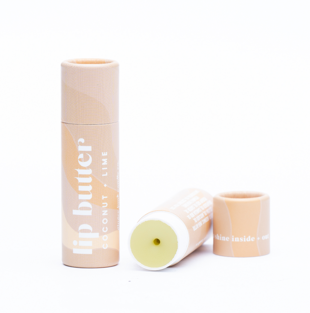 lip butter • coconut lime • moisture rich & glossy enhanced with olive squalane